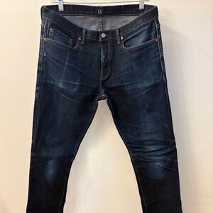 GAP 1969 Men's Dark Blue Skinny Jeans, 34x32